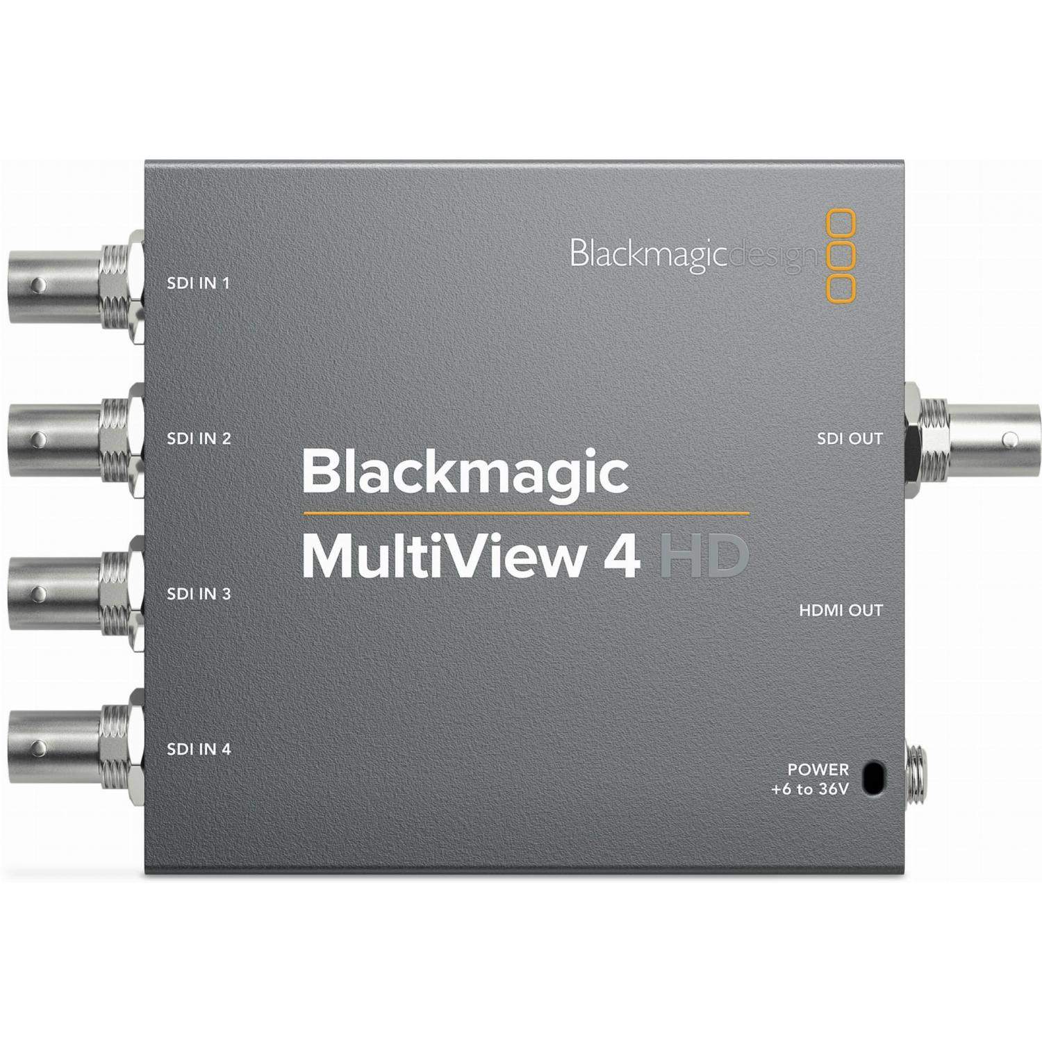 Blackmagic Design MultiView 4 HD | Monitorowanie do 4 źródeł SD-SDI, HD-SDI, Ultra HD-SDI, Multiviewer Blackmagic Design - 1
