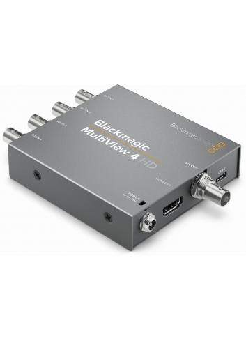 Blackmagic Design MultiView 4 HD | Monitorowanie do 4 źródeł SD-SDI, HD-SDI, Ultra HD-SDI, Multiviewer Blackmagic Design - 4