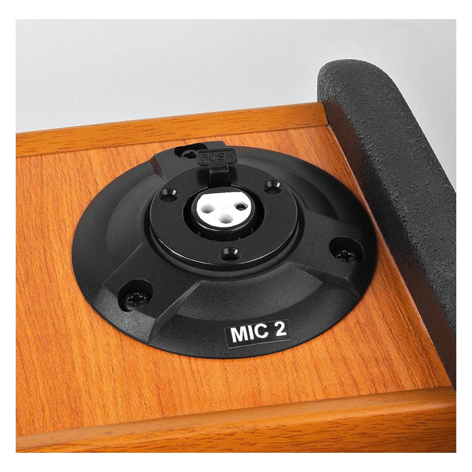 MONACOR SPEECH-204 | Mównica z kolumną głośnikową wzmacniaczem i podwójnym odbiornikiem UHF PLL Monacor - 4