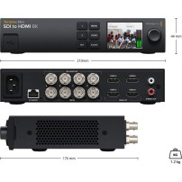 Blackmagic Design Teranex Mini SDI to HDMI 8K HDR | Konwerter sygnału SDI na HDMI, 12G-SDI, HDMI 2.0 Blackmagic Design - 4