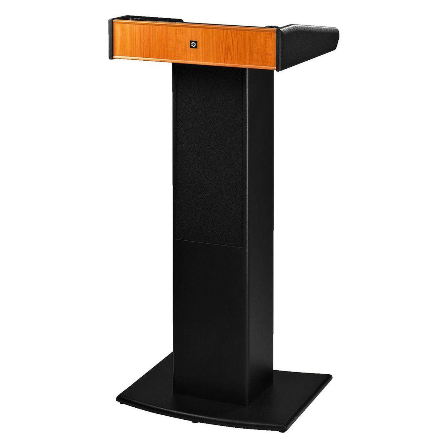 MONACOR SPEECH-104D | Mównica z kolumną głośnikową wzmacniaczem i podwójnym odbiornikiem UHF akumulator Monacor - 1