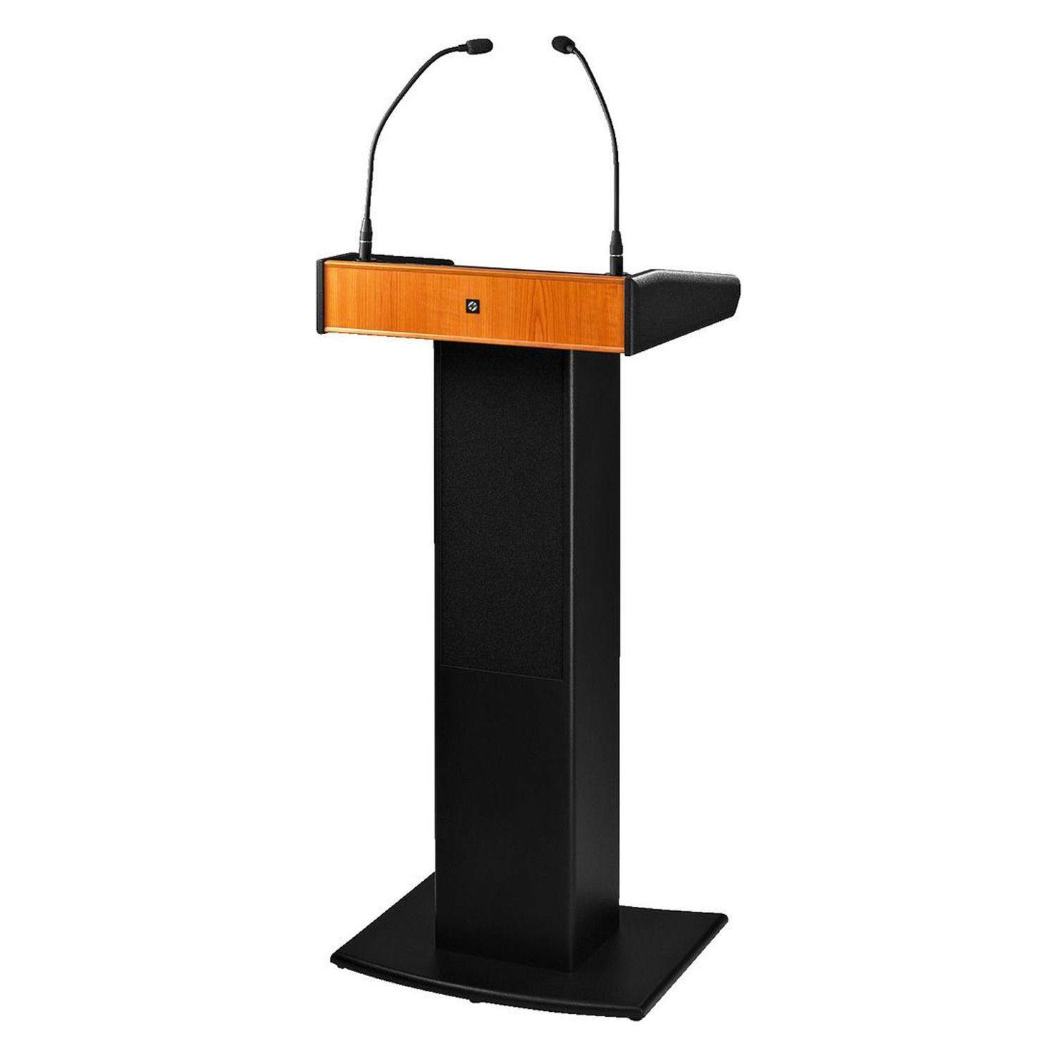 MONACOR SPEECH-104D | Mównica z kolumną głośnikową wzmacniaczem i podwójnym odbiornikiem UHF akumulator Monacor - 2