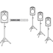 MONACOR TXA-822CD | Kolumna aktywna 8" z odbiornikiem UHF odtwarzaczem CD MP3 Bluetooth USB SD XLR Monacor - 3