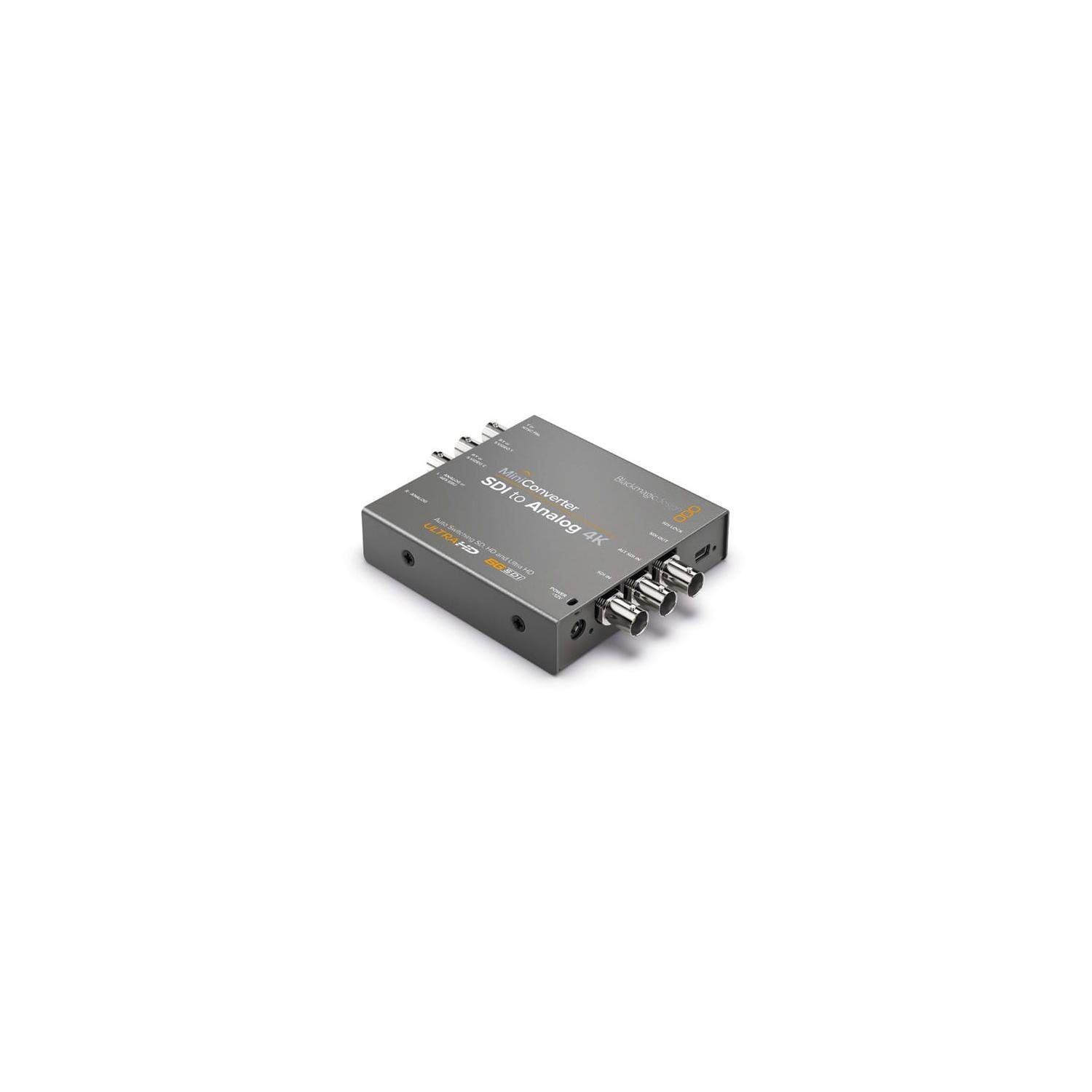 Blackmagic Design Mini Converter SDI to Analog 4K | Konwerter sygnału SDI na analogowy sygnał HD/SD, NTSC, PAL Blackmagic Design
