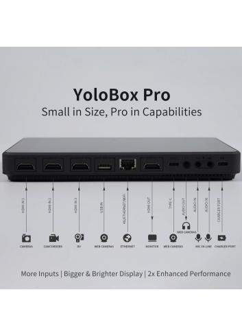 YoloLIV YoloBox Pro | 8-kanałowy streamer, enkoder, mikser wideo audio, rekorder i ekran podglądowy, RTMP YoloLIV - 4