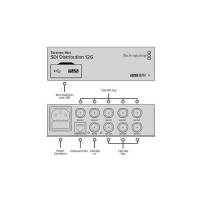 Blackmagic Design Teranex Mini SDI Distribution 12G | Dystrybutor sygnału SDI, splitter sygnału wideo SDI Blackmagic Design - 4