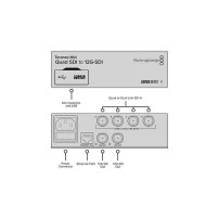 Blackmagic Design Teranex Mini Quad SDI to 12G-SDI | Konwerter Quad Link SDI na 12G-SDI Blackmagic Design - 4
