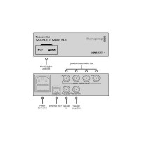 Blackmagic Design Teranex Mini 12G-SDI to Quad SDI | Konwerter 12G-SDI na Quad Link SDI Blackmagic Design - 4