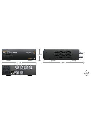 Blackmagic Design Teranex Mini 12G-SDI to Quad SDI | Konwerter 12G-SDI na Quad Link SDI Blackmagic Design - 5