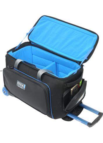 Orca OR-510 Classic Shoulder Bag Medium w Built in Trolley | klasyczna torba na ramię z wózkiem 53x29x37cm Orca - 4