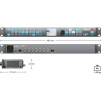 Blackmagic Design Teranex Express | Konwerter Up, Down, Cross, 12G-SDI, konwersja w czasie rzeczywistym, embedding Blackmagic De