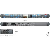 Blackmagic Design Teranex AV | Konwerter Up, Down, Cross, 12G-SDI, HDMI 2.0a, konwersja w czasie rzeczywistym, embedding, XLR Bl