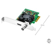 Blackmagic Design DeckLink Mini Monitor 4K | Karta monitorująca z wyjściami wideo, 1x 6G-SDI, x1 HDMI 2.0a, low-profile, HDR Bla