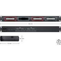 Blackmagic Design Blackmagic MultiDock 10G | Stacja dokująca dla dysków SSD 2,5" i HDD Blackmagic Design - 3