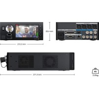 Blackmagic Design Studio Fiber Converter | Rozszerzenie zasilania, kontroli i sygnału przez światłowód dla kamer URSA Blackmagic