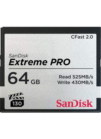 SanDisk Extreme PRO CFast 2.0 64GB VPG-130 (525/430 MB/s)