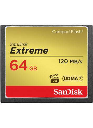 SanDisk Extreme CF 64GB UDMA7 VPG-20 (120/85 MB/s)