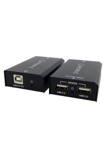 Avonic UEX150 | Przedłużacz USB 2.0 do 50m, extender USB, przez CAT6a S/FTP