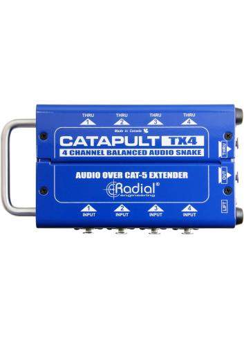 Radial Catapult TX4 | Czterokanałowy konwerter, splitter XLR - RJ45