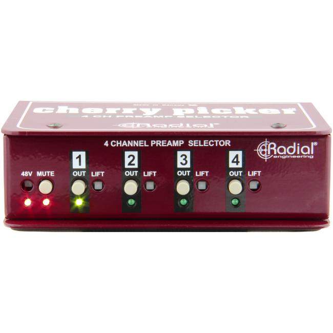 Radial Cherry Picker | Selektor studyjny, 4-kanałowy przełącznik wyjścia Radial Engineering - 4