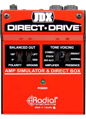 Radial Direct Drive | Emulator wzmacniacza i Di-Box