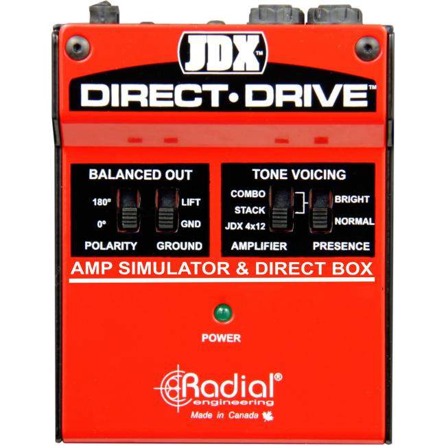 Radial Direct Drive | Emulator dźwięku wzmacniacza gitarowego i DI-Box Radial Engineering - 1