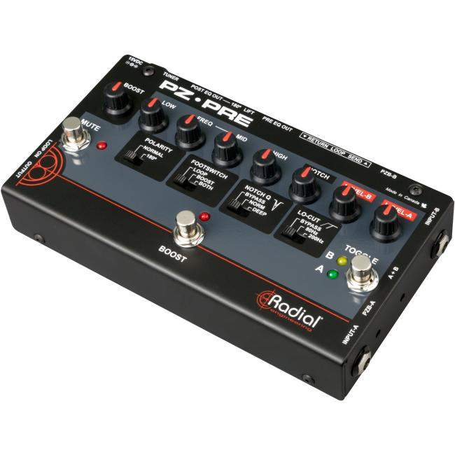 Radial PZ-Pre | 2-kanałowy przedwzmacniacz dla instrumentów akustycznych Radial Engineering - 2