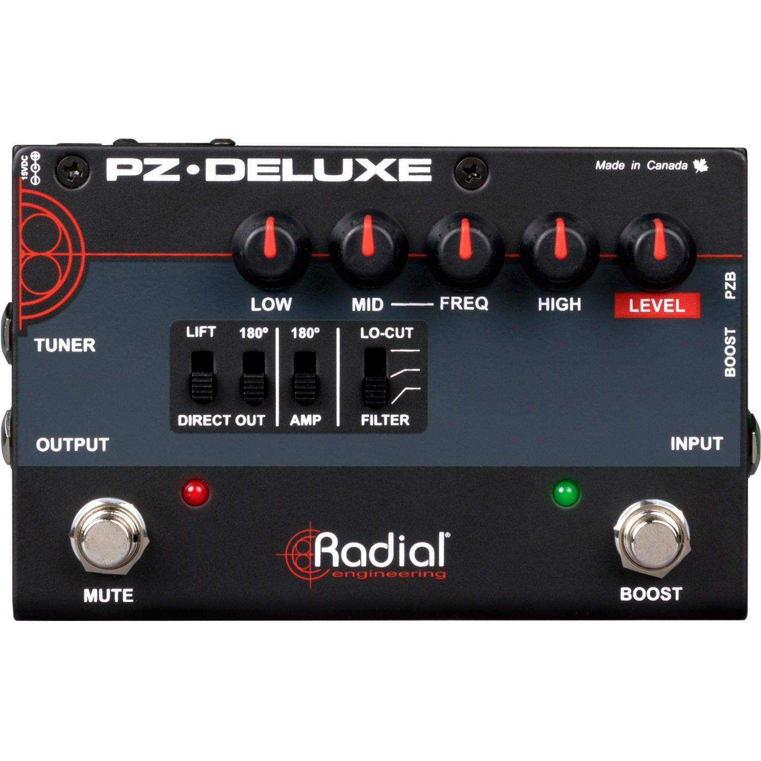 Radial PZ-Deluxe | Przedwzmacniacz dla instrumentów akustycznych z efektami Radial Engineering - 1
