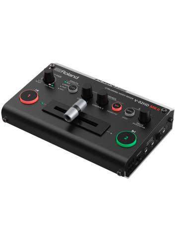 Roland V-02HD MKII | Mikser audio-wideo Full HD, 2-kanałowy, HDMI, streaming USB, HDCP, skaler, efekty wideo, 10-bit 4:4:4 Rolan