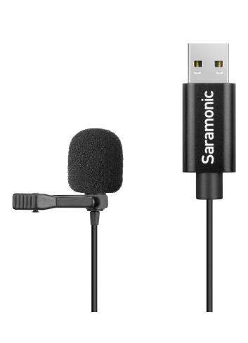 Saramonic SR-ULM10 | Mikrofon krawatowy ze złączem USB PC / Mac