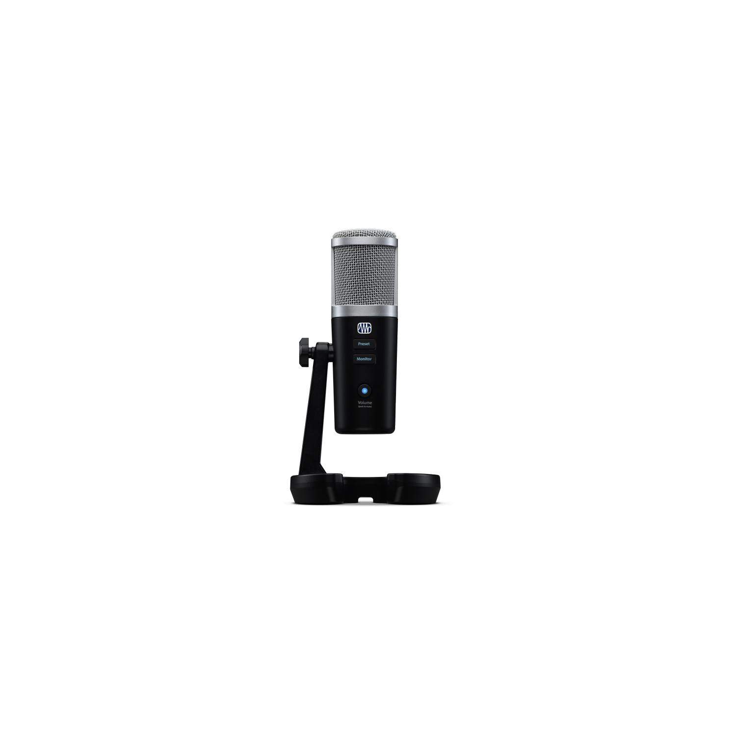 PreSonus Revelator | Mikrofony pojemnościowy USB-C, 3 charakterystyki, EQ, kompresor, bramka, limiter, reverb, interfejs audio