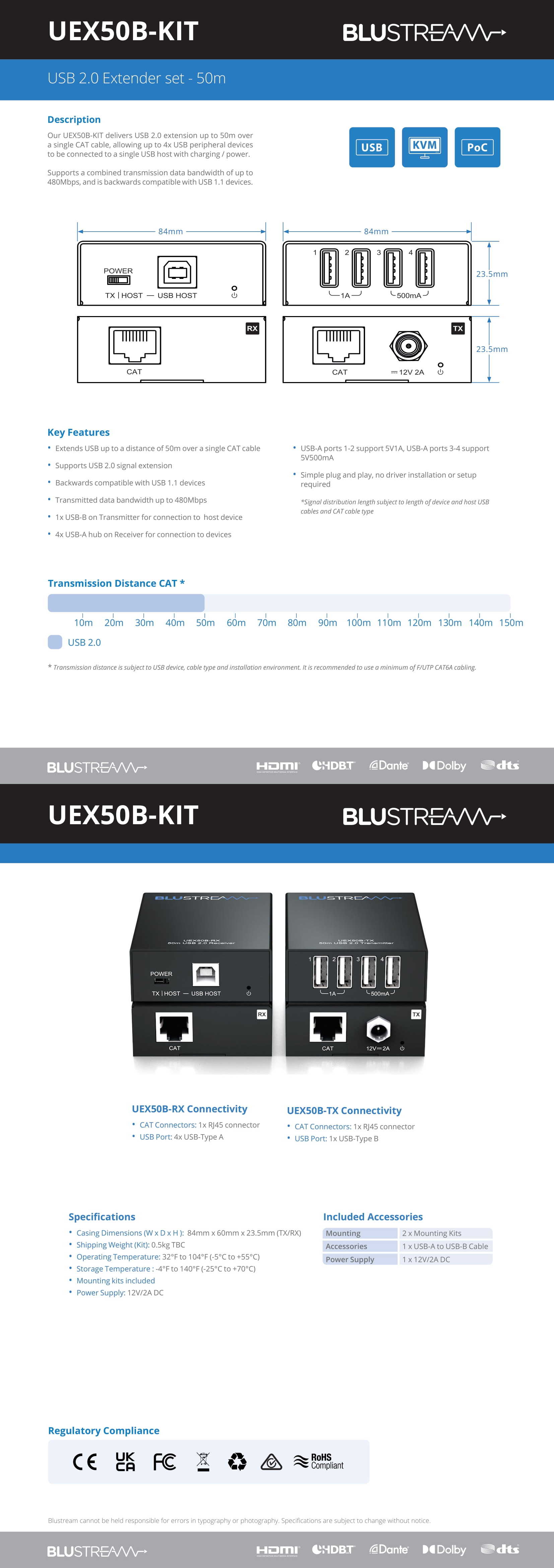 Blustream UEX50B-KIT